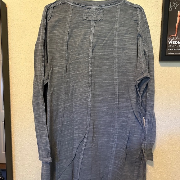 Free People - We the Free - Gray Tunic - Size Small - Picture 3 of 4